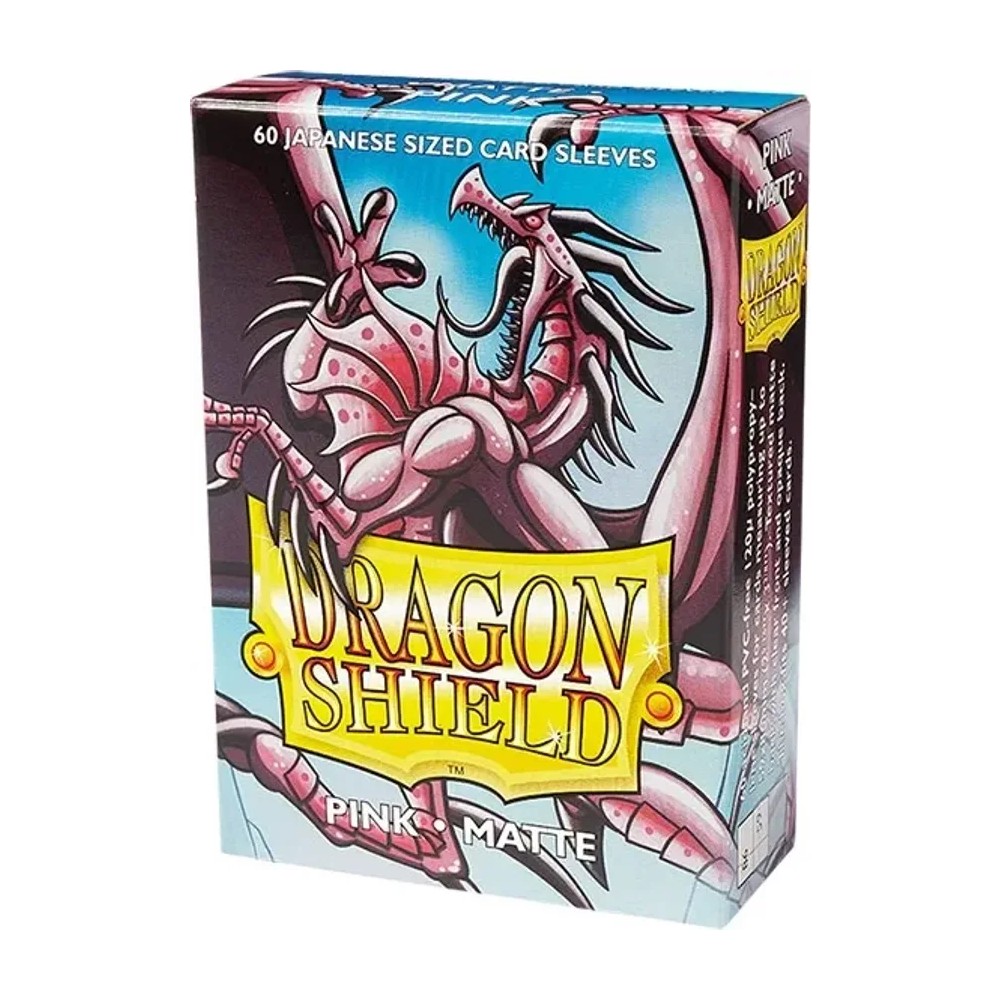 Fundas small 59mm x 86mm Japanese Matte Rosa (60 fundas) Dragon Shield.