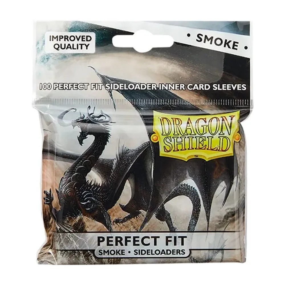 Fundas Standard Perfect Fit Sideload Smoke (100 fundas) Dragon Shield.