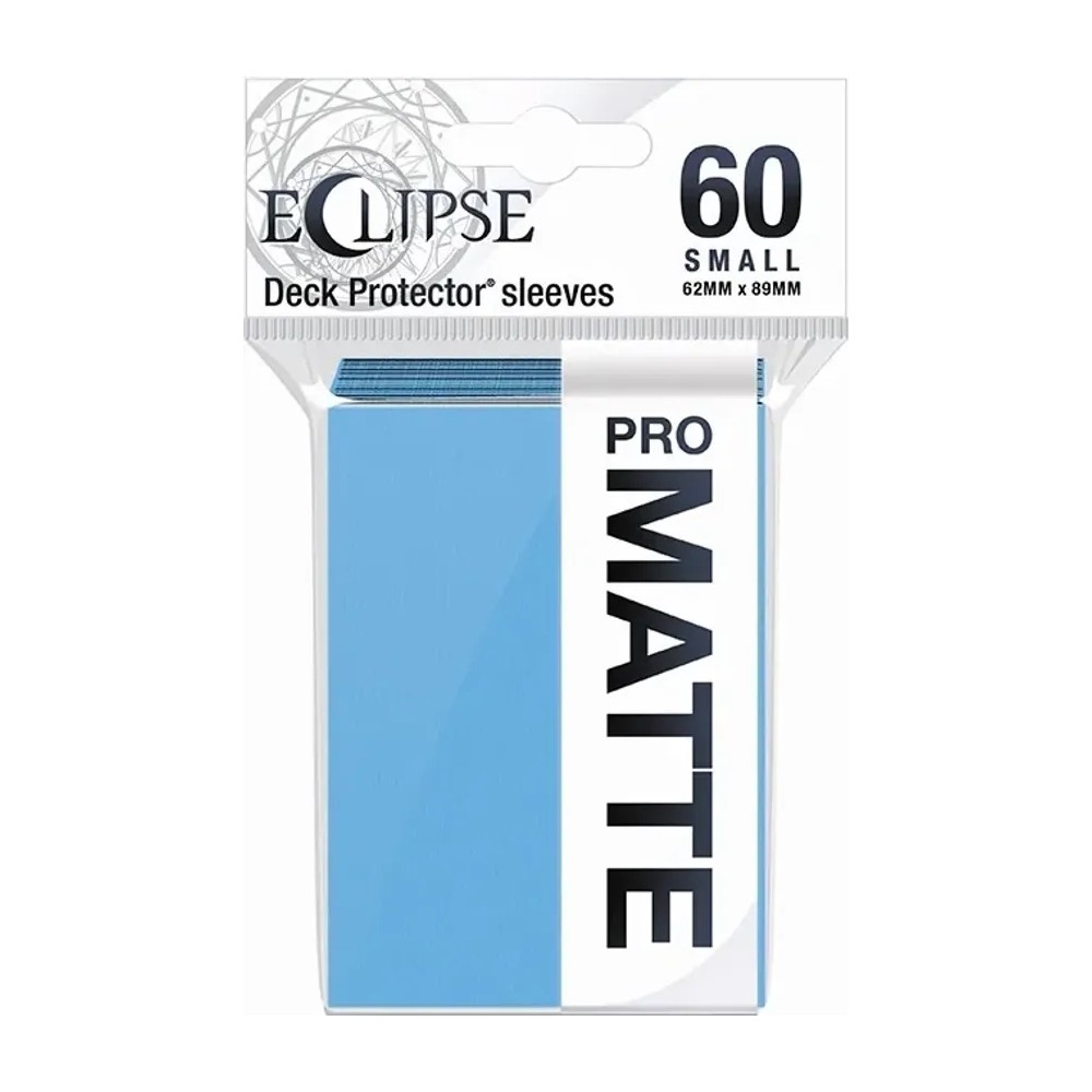 Fundas Small 62mm x 89mm Eclipse Matte Azul (60 fundas) Ultra Pro.