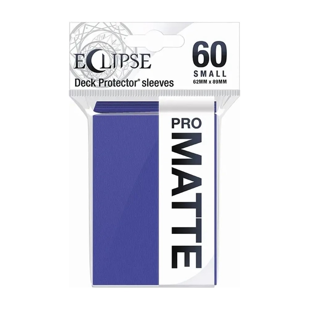 Fundas Small 62mm x 89mm Eclipse Matte Morado (60 fundas) Ultra Pro.