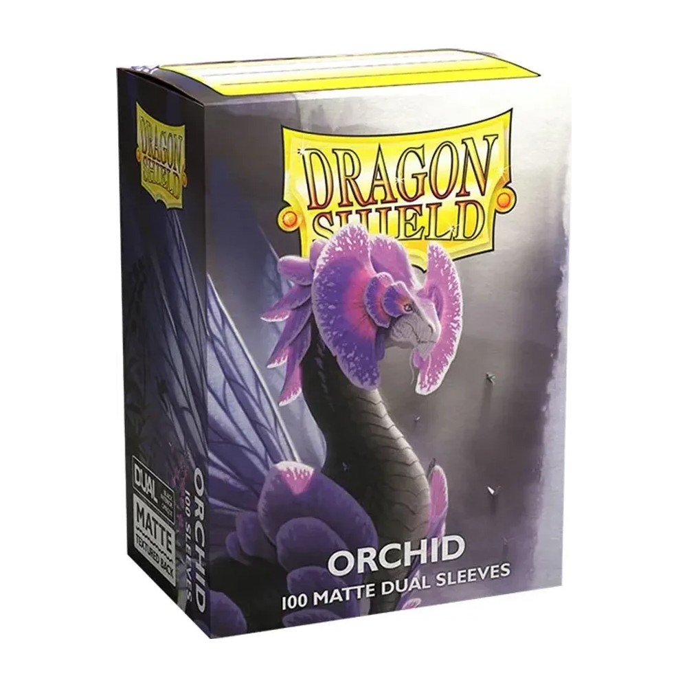 Fundas Standard Dual Matte Orchid Emme Morado (100 fundas) Dragon Shield.