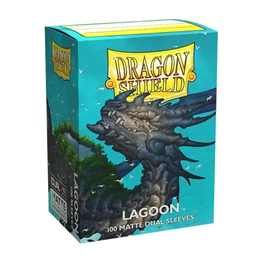 Fundas Standard Dual Matte Lagoon Saras Azul (100 fundas) Dragon Shield.