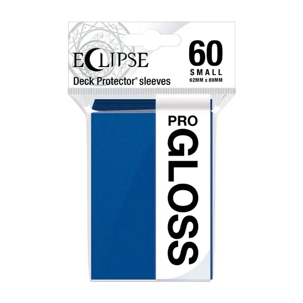 Fundas Small 62mm x 89mm Eclipse Gloss Azul (60 fundas) Ultra Pro.