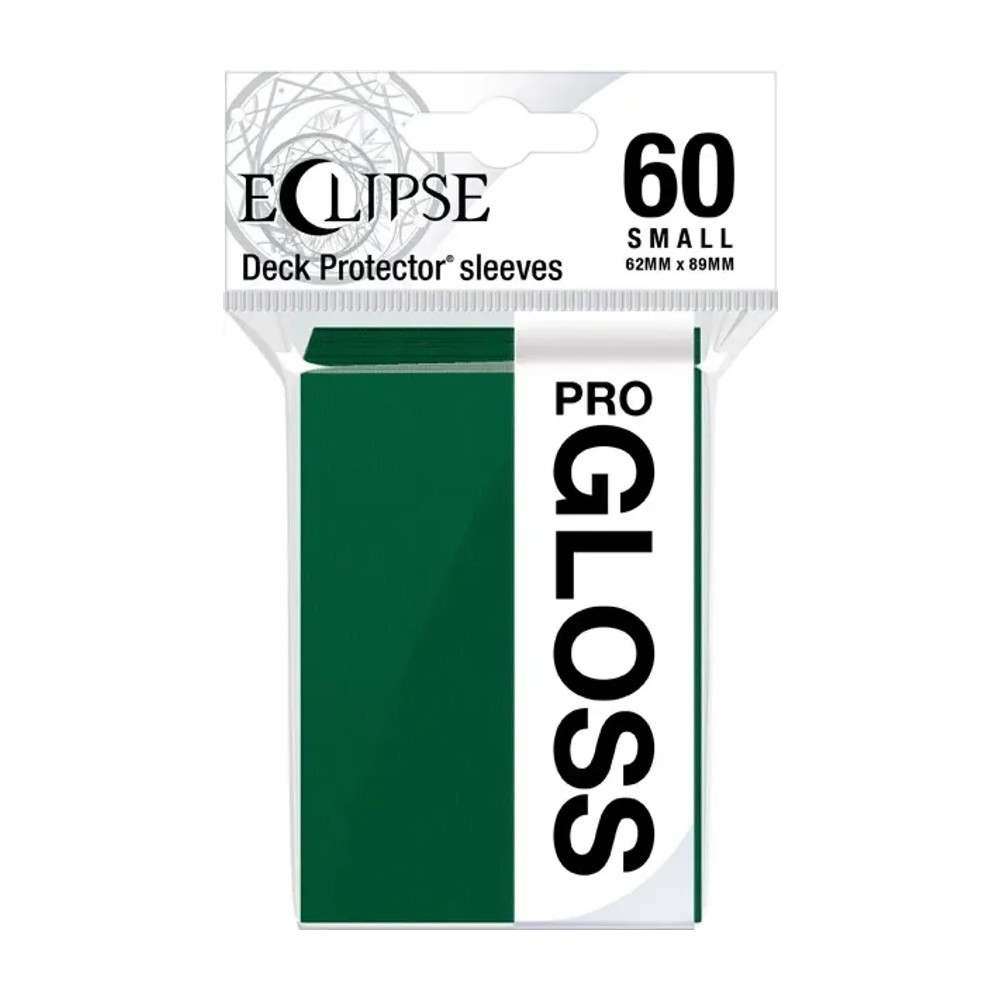 Fundas Small 62mm x 89mm Eclipse Gloss Verde (60 fundas) Ultra Pro.