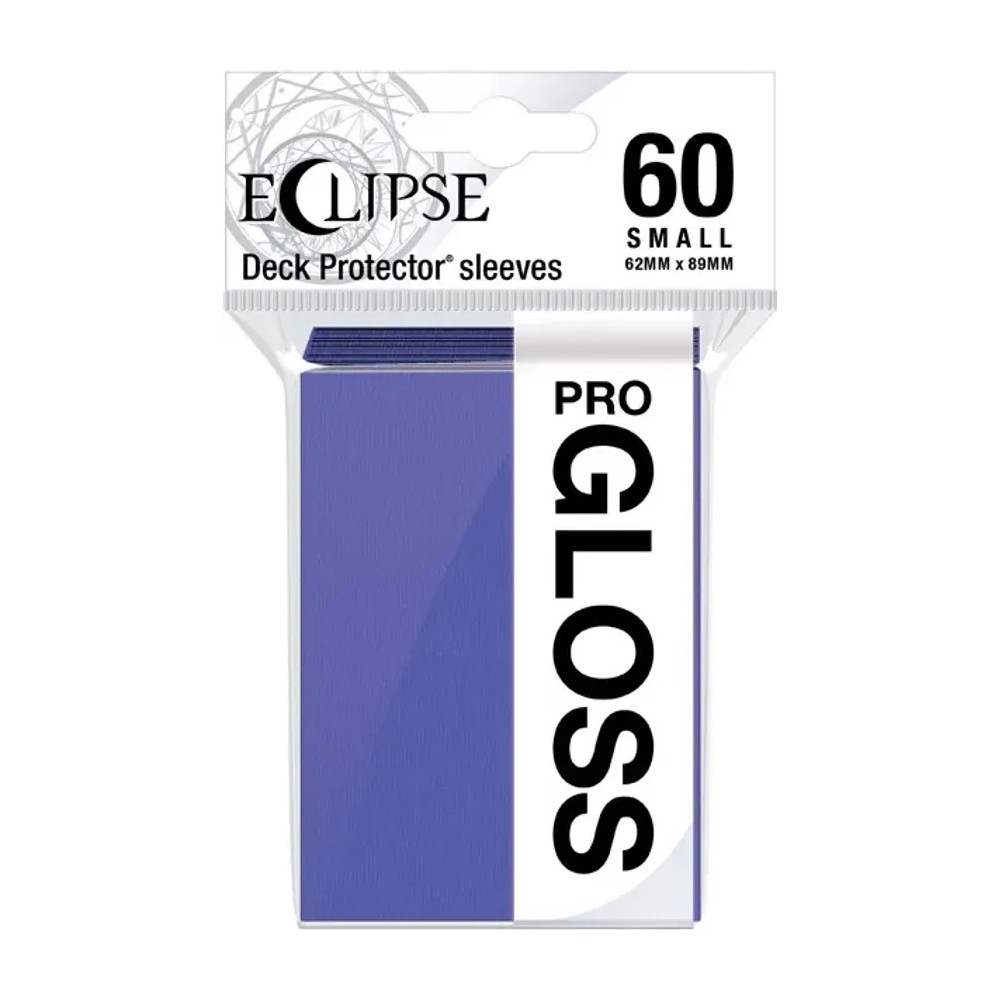 Fundas Small 62mm x 89mm Eclipse Gloss Morado (60 fundas) Ultra Pro.