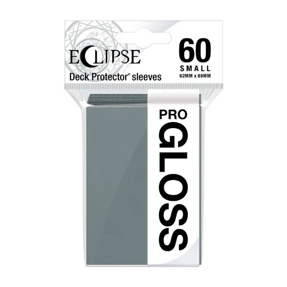 Fundas Small 62mm x 89mm Eclipse Gloss Gris (60 fundas) Ultra Pro.