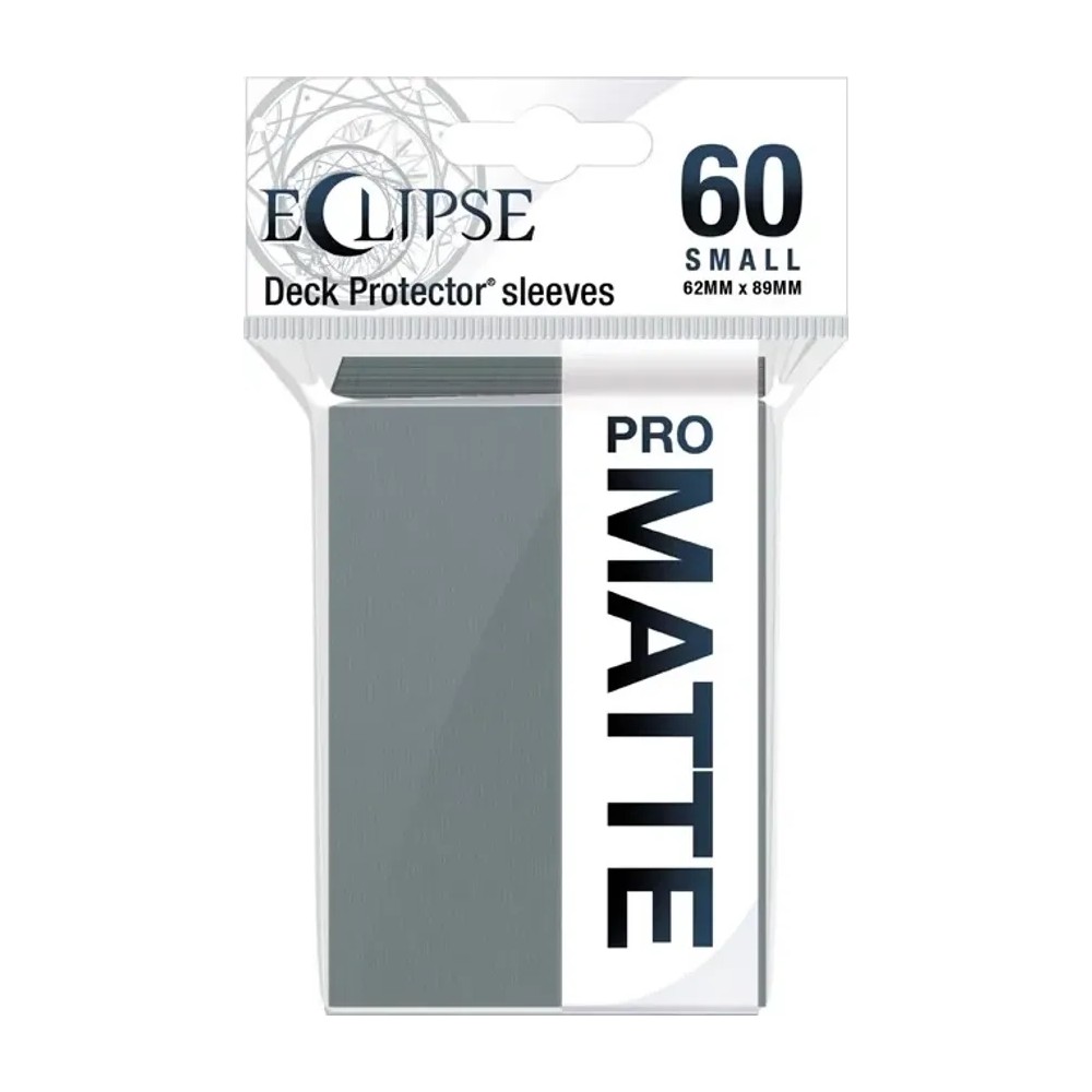 Fundas Small 62mm x 89mm Eclipse Matte Gris (60 fundas) Ultra Pro.
