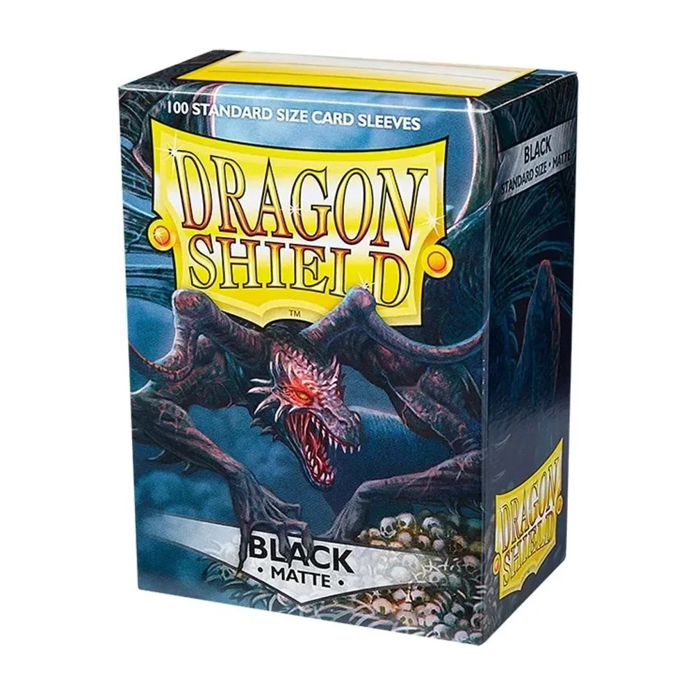 Fundas Standard Matte Negro (100 fundas) Dragon Shield