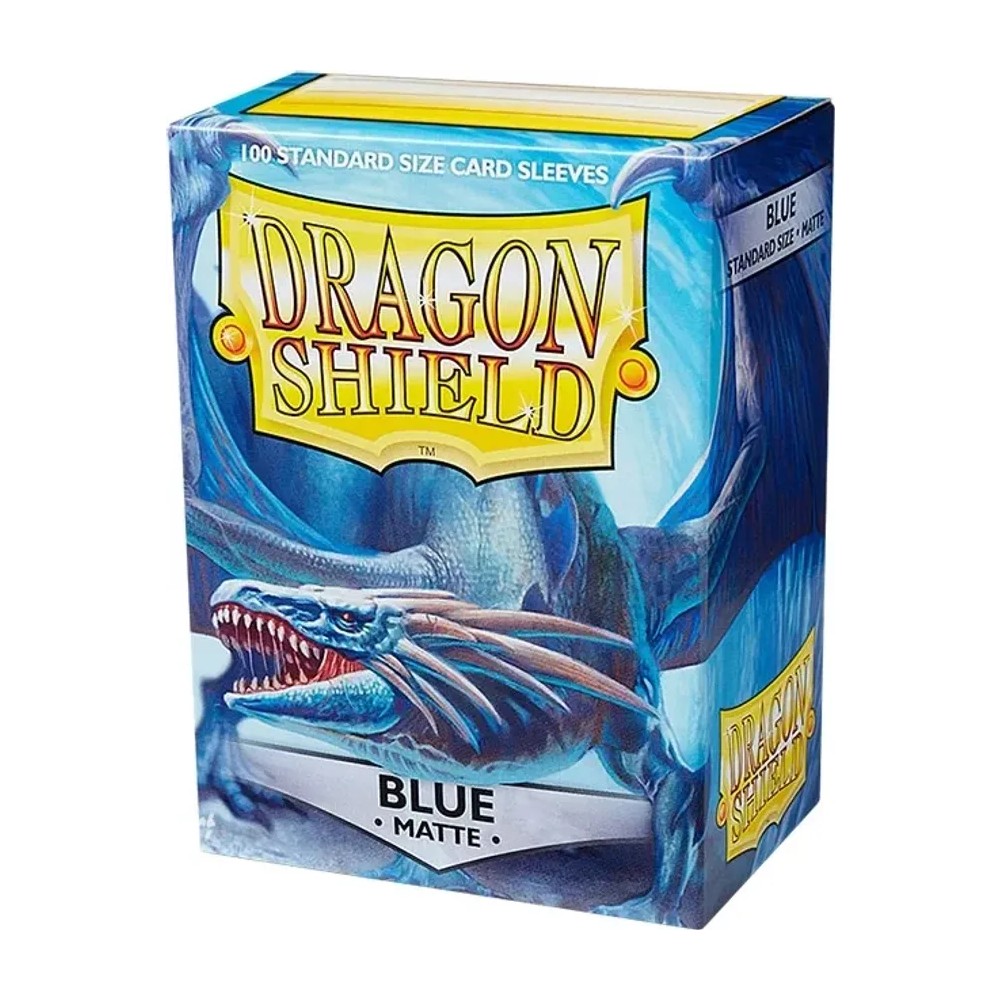 Fundas Standard Matte Azul (100 fundas) Dragon Shield.
