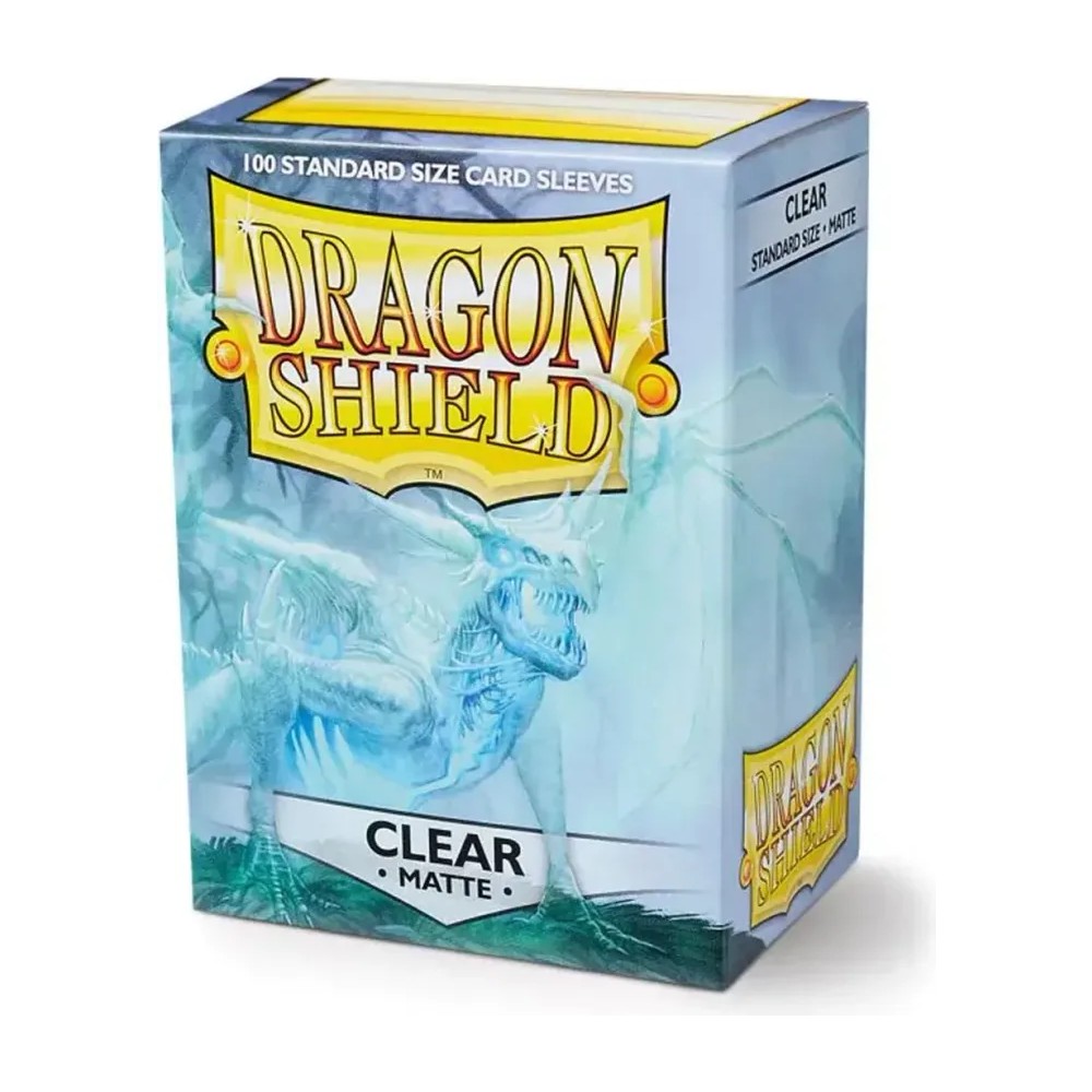 Fundas Standard Matte Transparente (100 fundas) Dragon Shield.