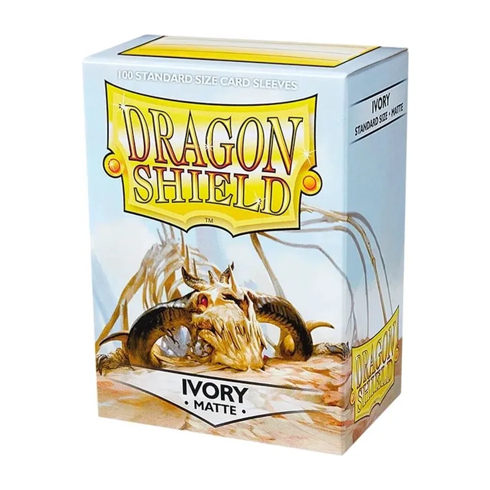 Fundas Standard Matte Blanco Marfil (100 fundas) Dragon Shield.