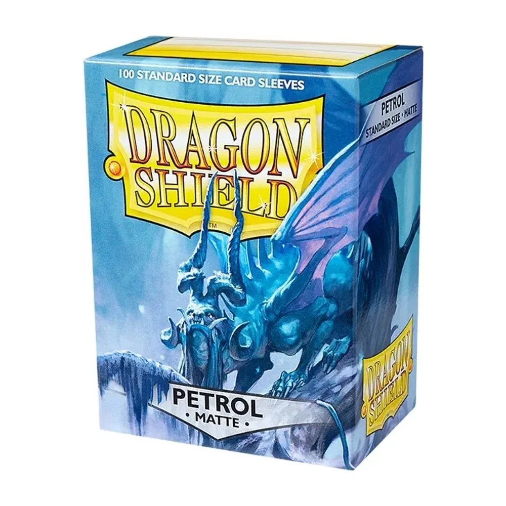 Fundas Standard Matte Azul Petróleo (100 fundas) Dragon Shield.
