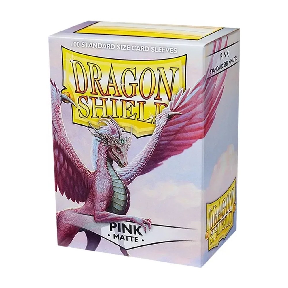 Fundas Standard Matte Rosa (100 fundas) Dragon Shield.