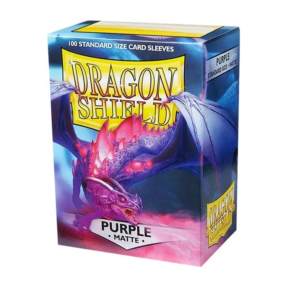 Fundas Standard Matte Morado (100 fundas) Dragon Shield.