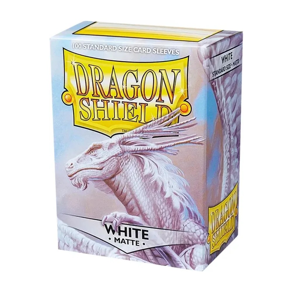 Fundas Standard Matte Blanco (100 fundas) Dragon Shield.
