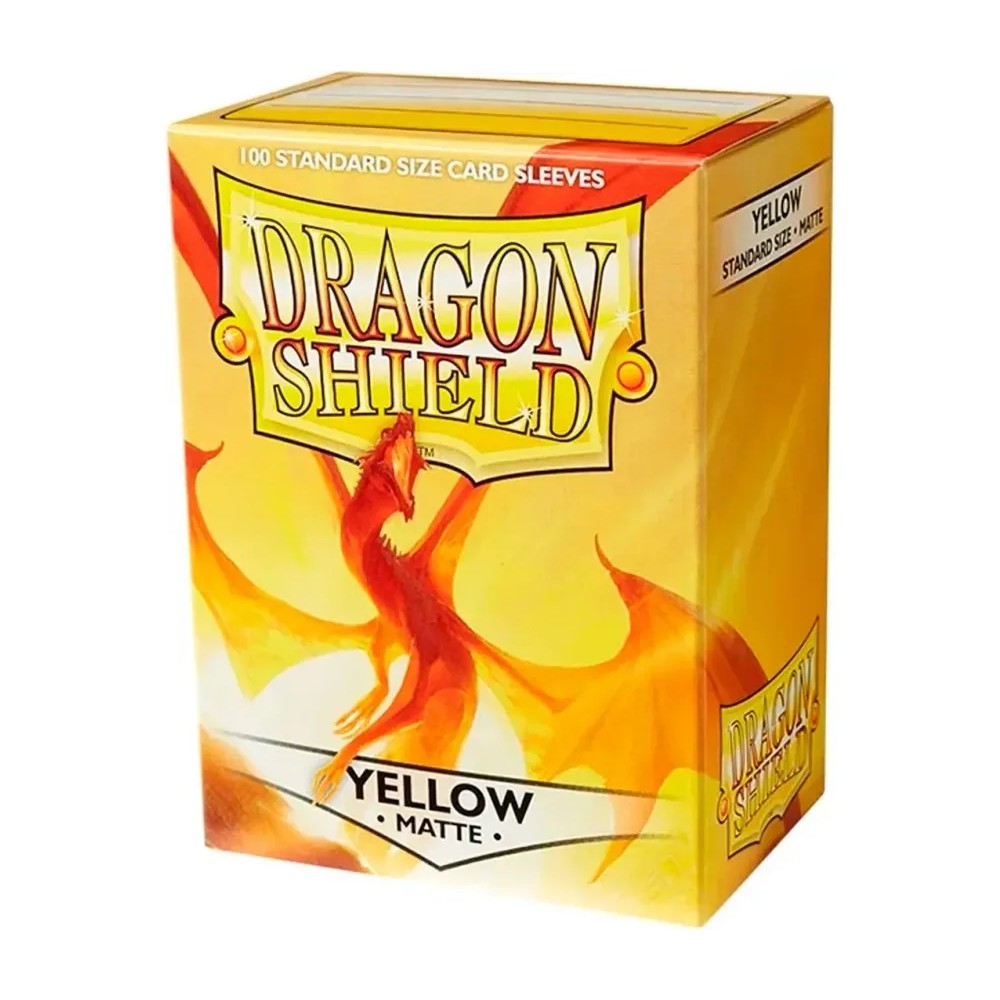 Fundas Standard Matte Amarillo (100 fundas) Dragon Shield.