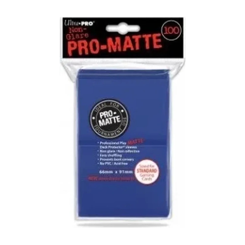 Fundas Standard Pro Matte Azul (100 fundas) Ultra Pro.