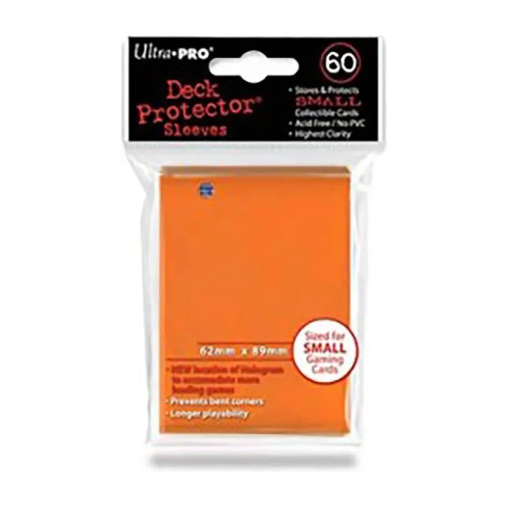Fundas Small 62mm x 89mm Naranja (60 fundas) Ultra Pro.