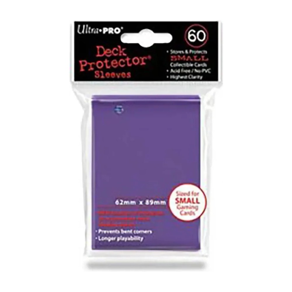 Fundas Small 62mm x 89mm Morado (60 fundas) Ultra Pro.