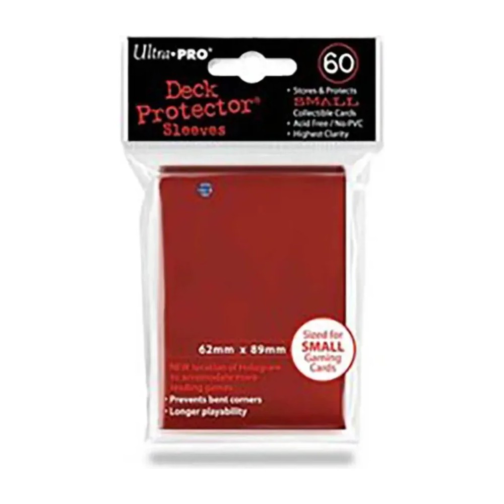 Fundas Small 62mm x 89mm Rojo (60 fundas) Ultra Pro.