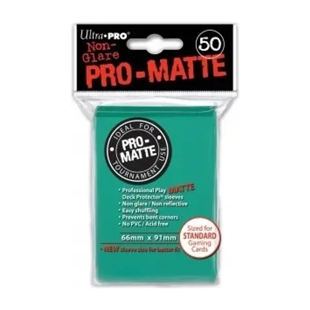 Fundas Standard Pro Matte Aqua (50 fundas) Ultra Pro.