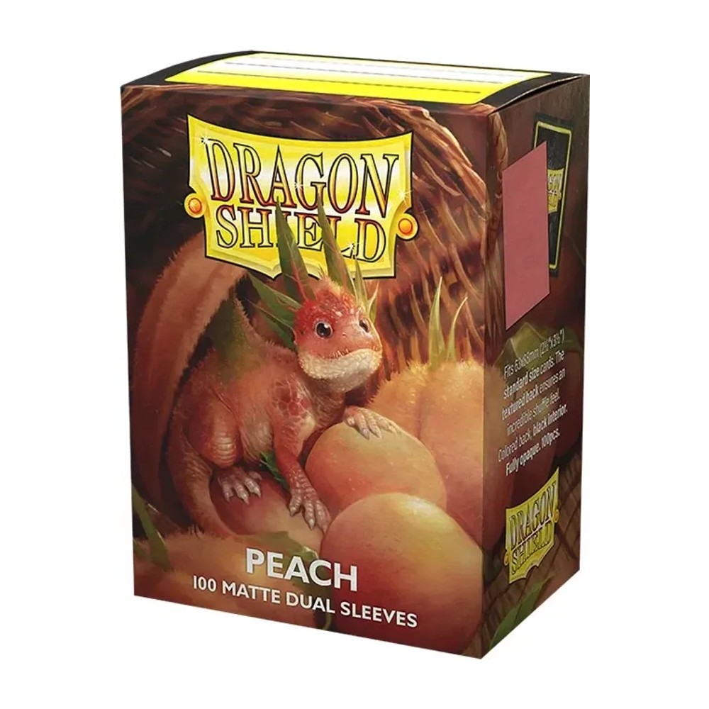 Fundas Standard Dual Matte Peach'Piip (100 fundas) Dragon Shield.
