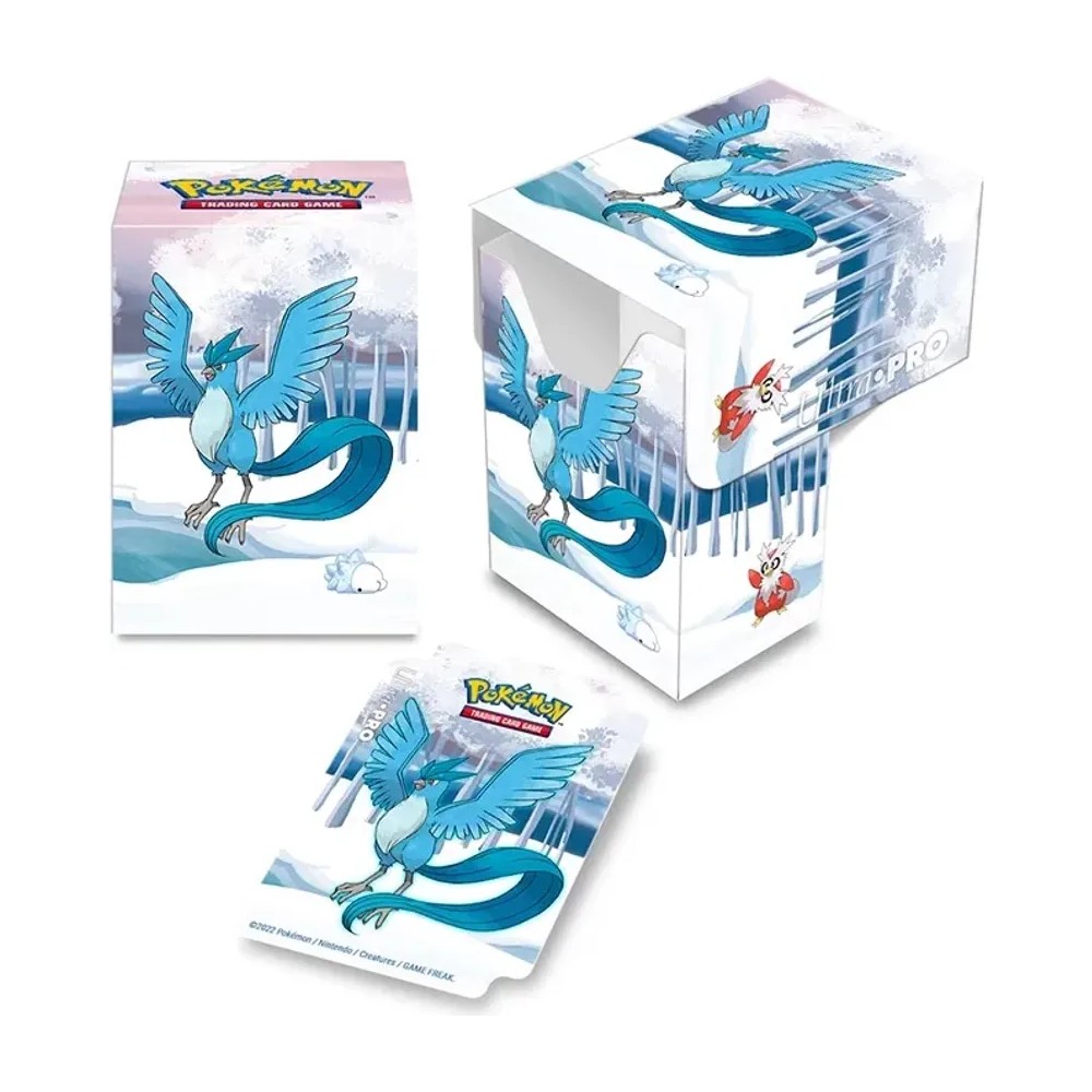 Caja de mazo Deck Box Gallery Series Frosted Forest Full View Articuno Pokemon Ultra Pro