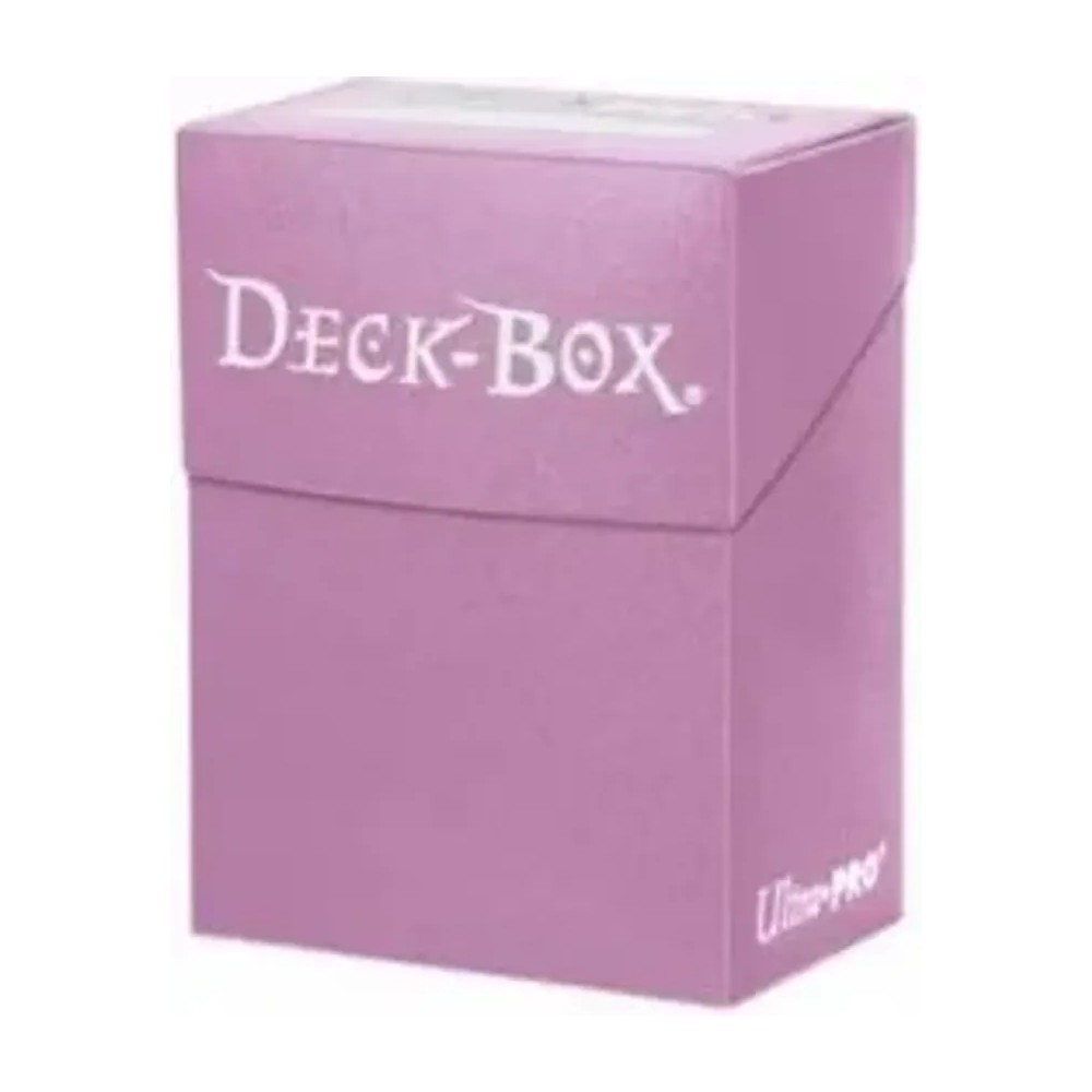 Caja de mazo Deck Box Solid Rosa Ultra Pro.