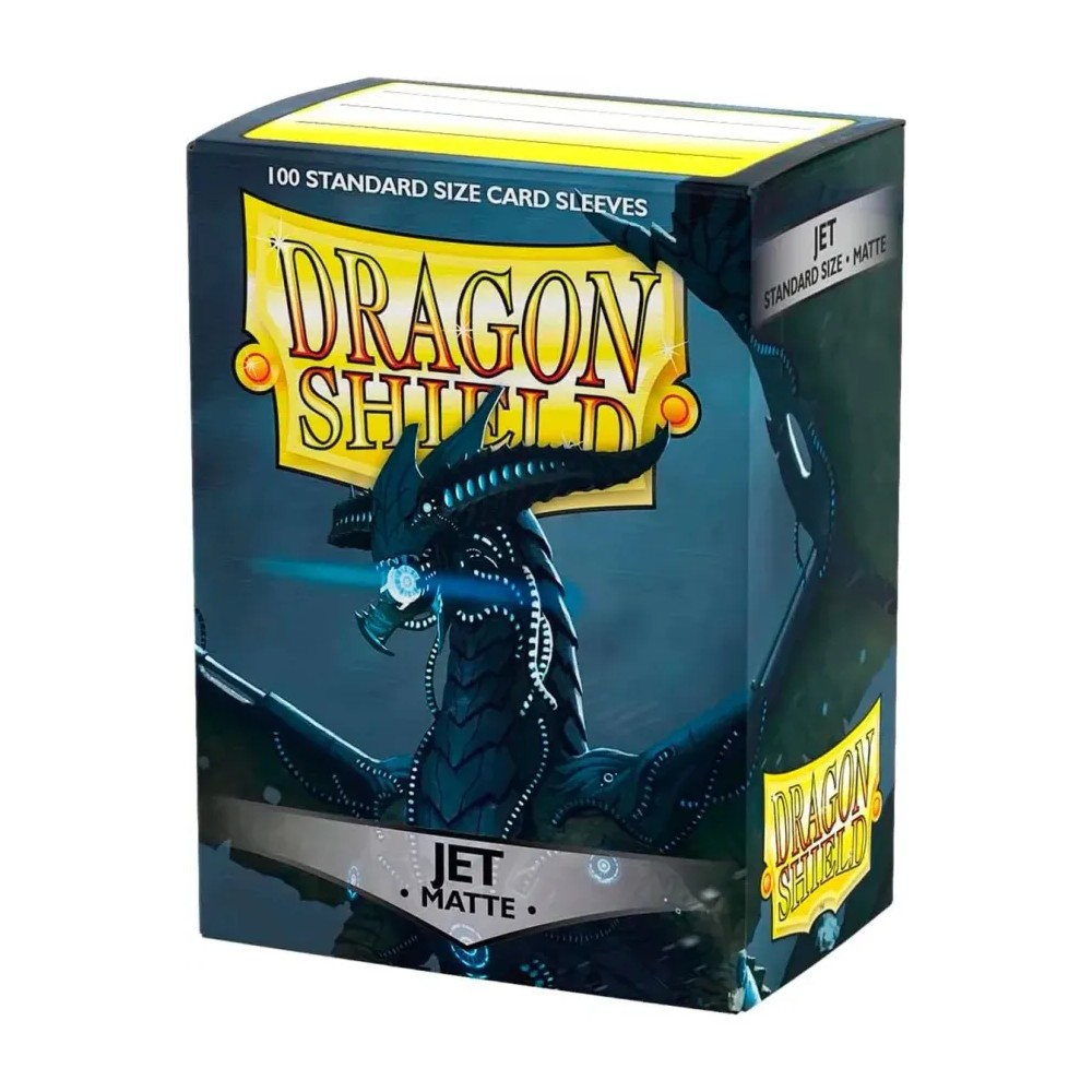 Fundas Standard Matte Negro Jet (100 fundas) Dragon Shield