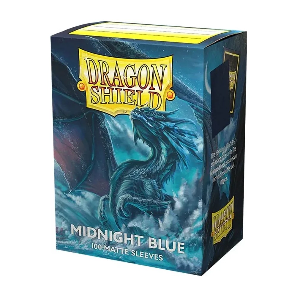 Fundas Standard Matte Midnight Blue Dragon & Shield