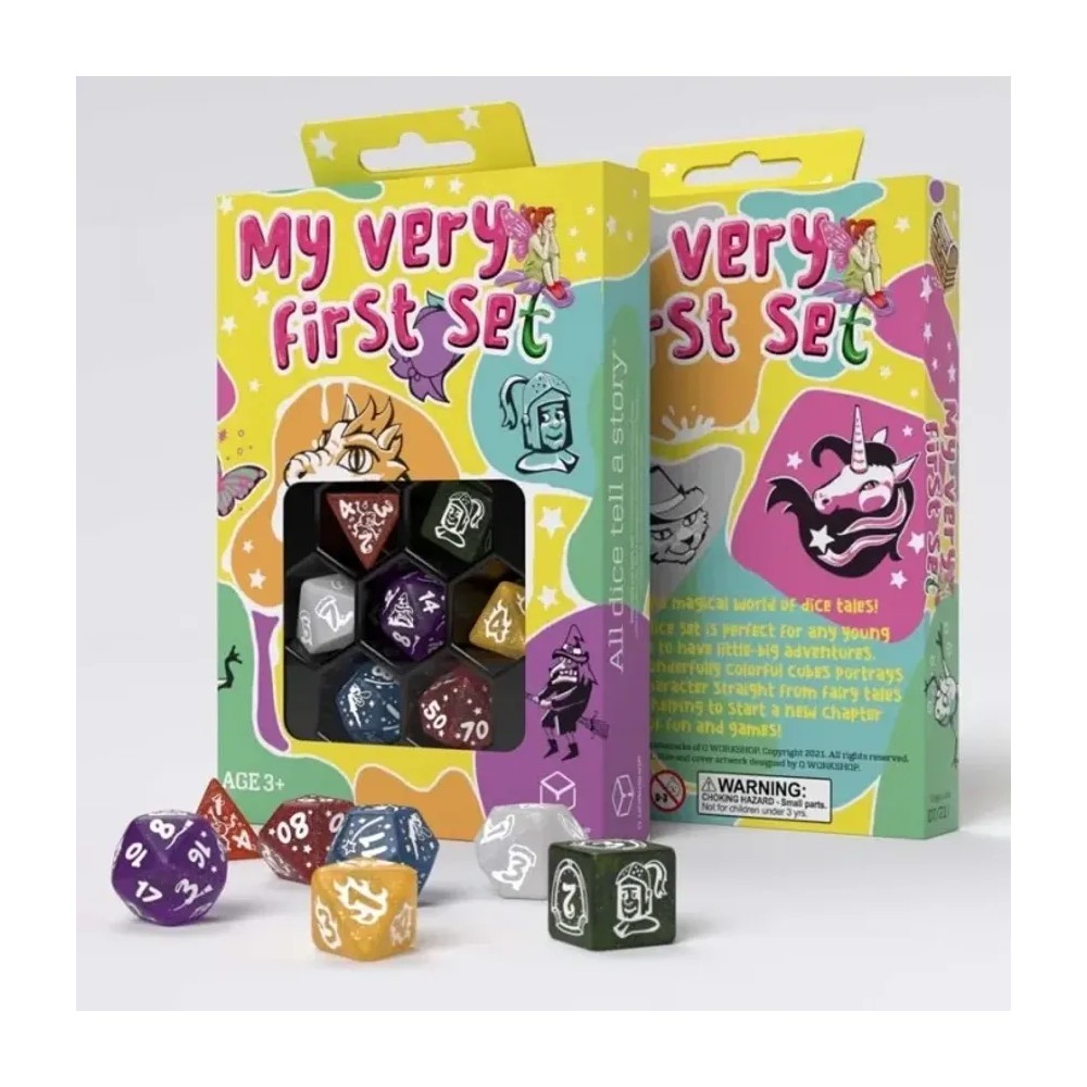 Dados mi primer Set: Fairy Dust (7 unidades)