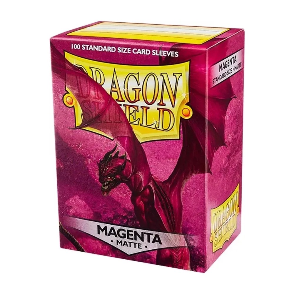 Fundas Standard Matte Magenta (100 fundas) Dragon Shield.