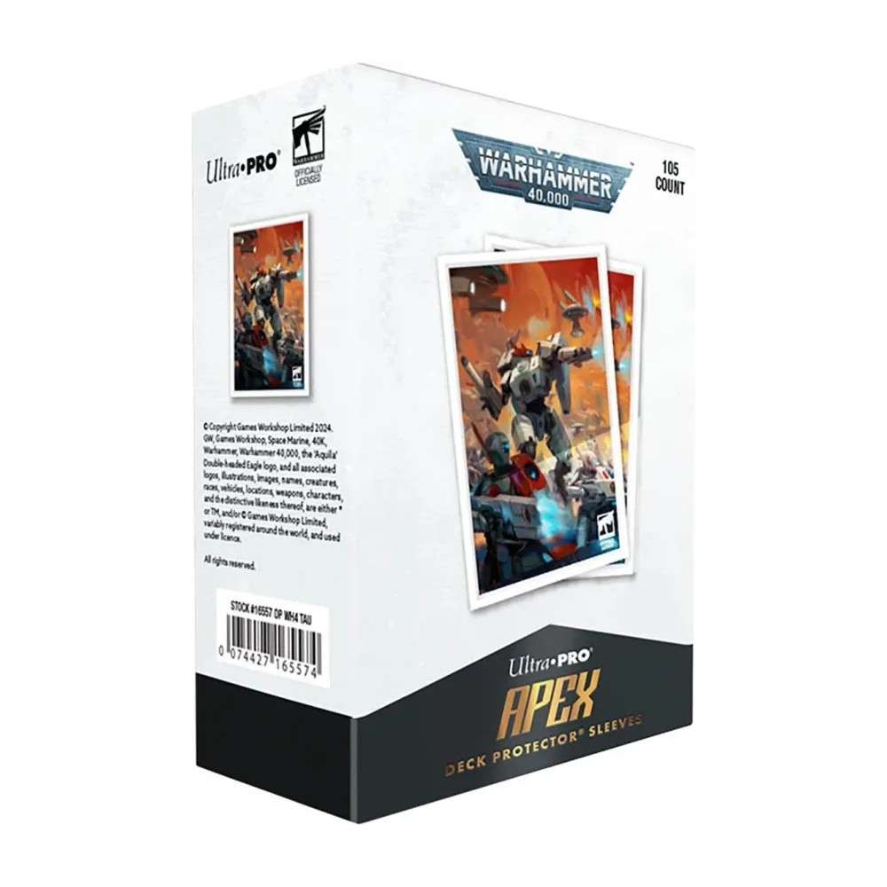 Fundas Standard 105ct Apex Deck Protector sleeves T'au Empire Codex Aligned Warhammer 40K