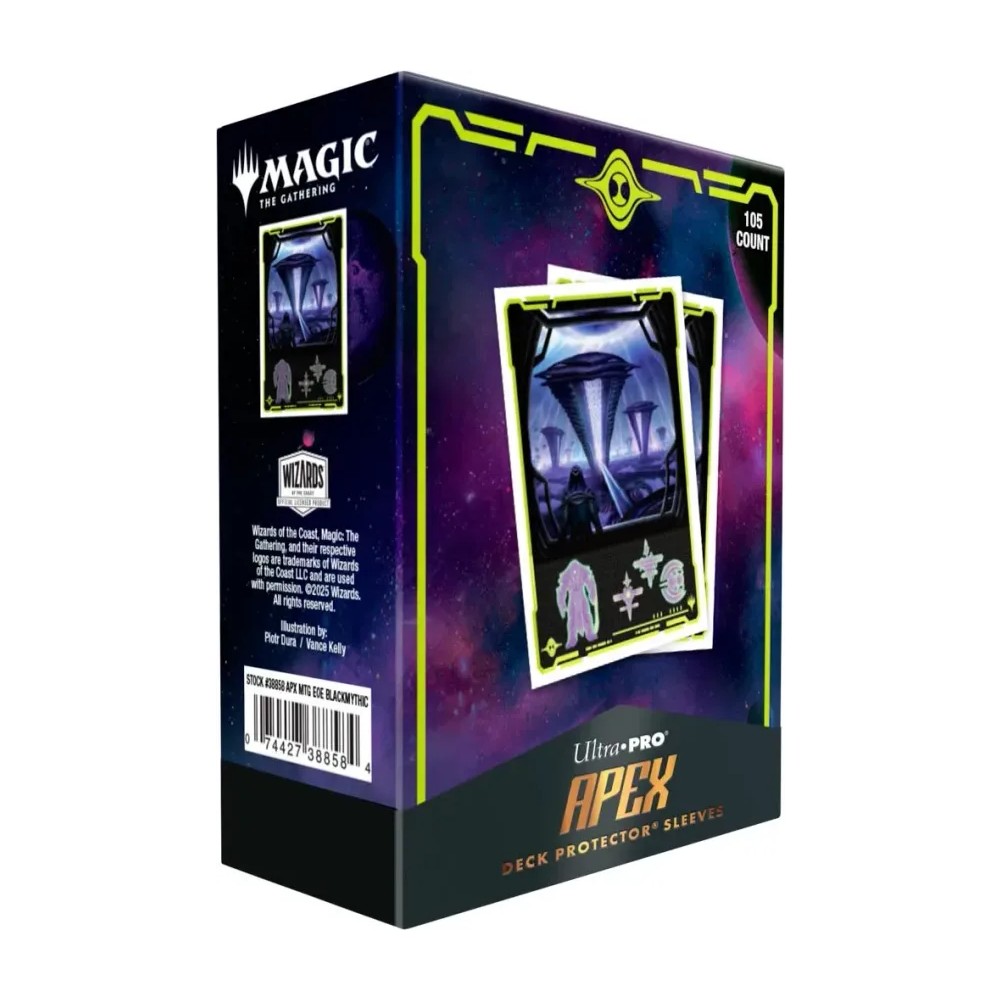 Fundas Standard Apex (105 unidades) Black Mythic Edge of Eternities Magic The Gathering