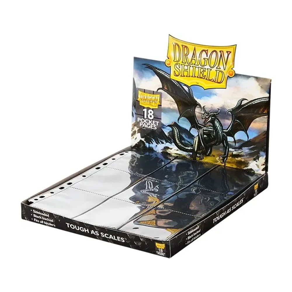 Páginas de 18 bolsillos para cartas standard Dragon Shield