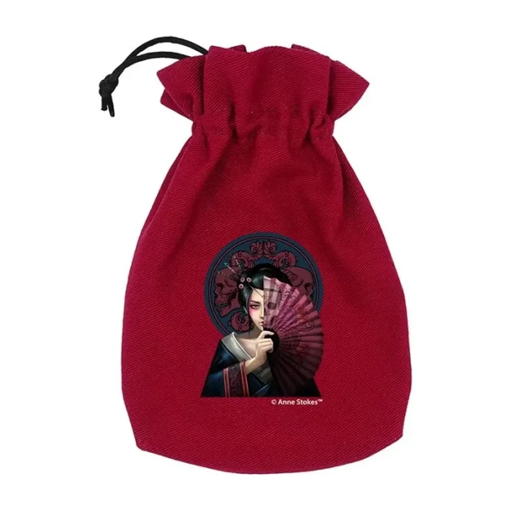 Bolsa de Dados Anne Stokes Dice Pouch: Geisha Skull