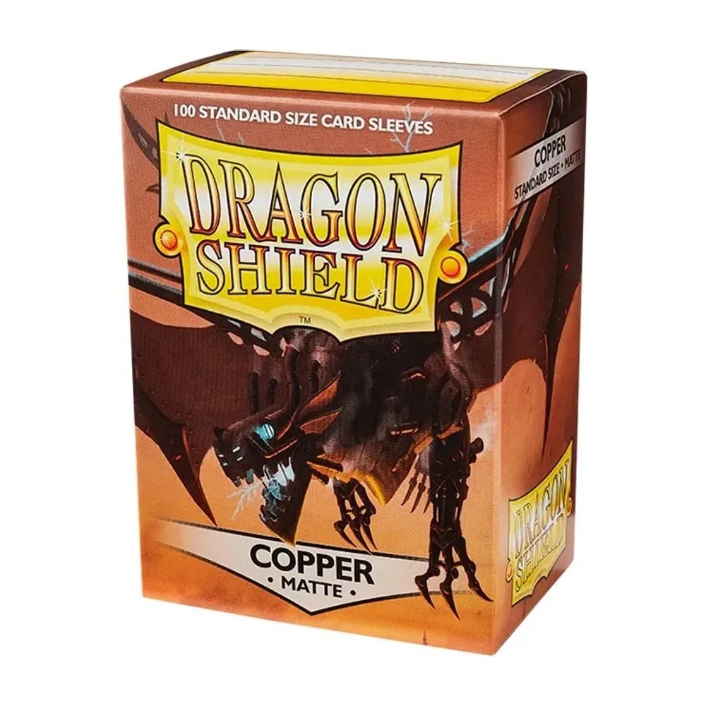 Fundas Standard Matte Cobre (100 fundas) Dragon Shield.