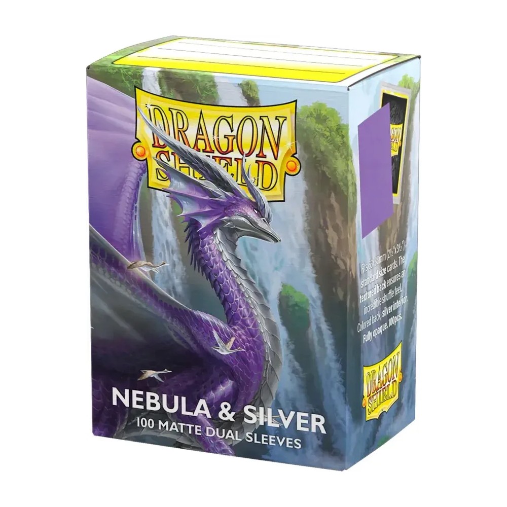 Fundas Standard Matte Dual (100 unidades) Nebula & Silver