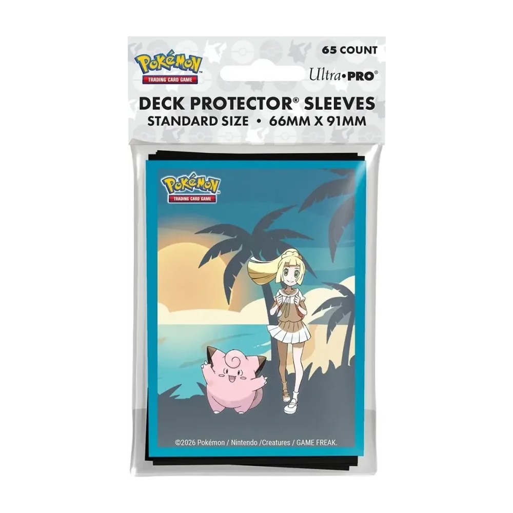 Fundas Standard Deck Protector (65 unidades) Lillie and Clefairy — Pokémon