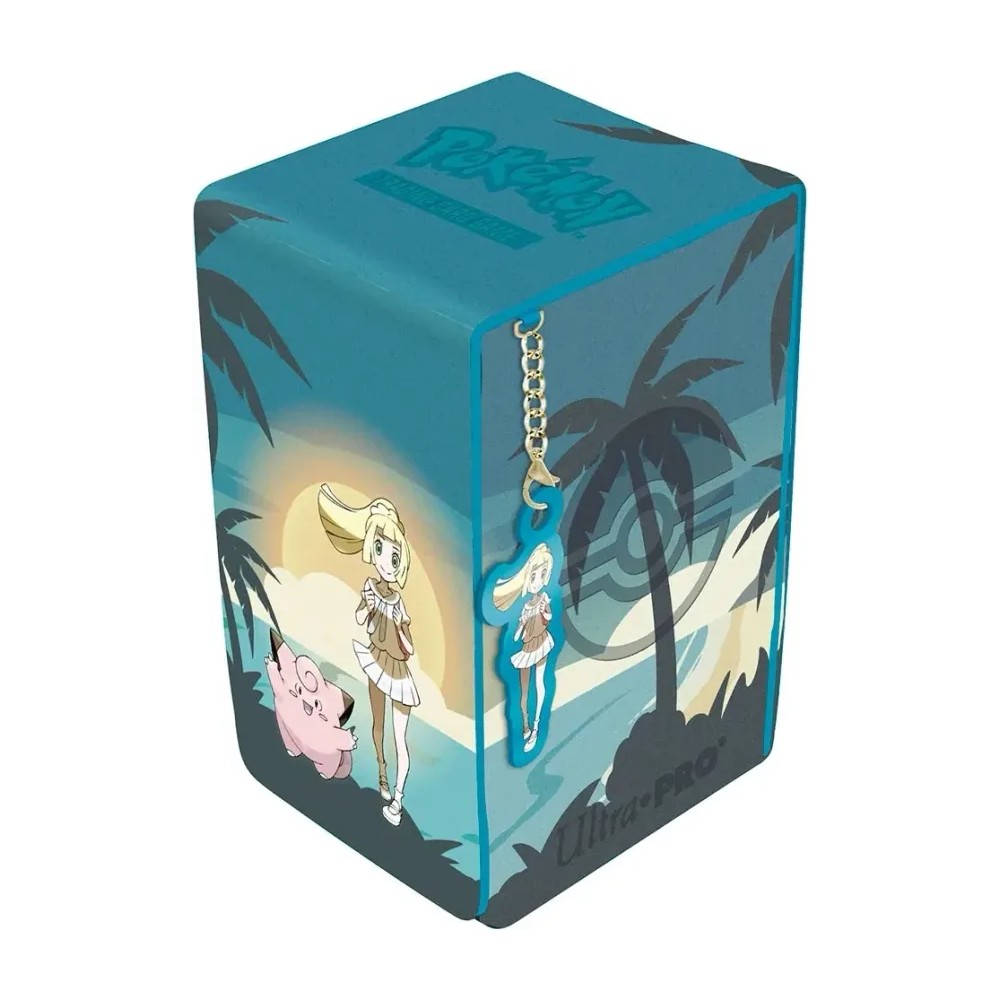 Caja de mazo Alcove Tower Deck Box Lillie and Clefairy — Pokémon
