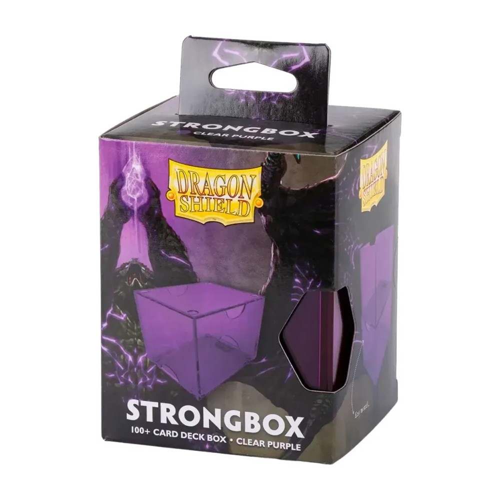 Caja de mazo Strongbox Clear Purple