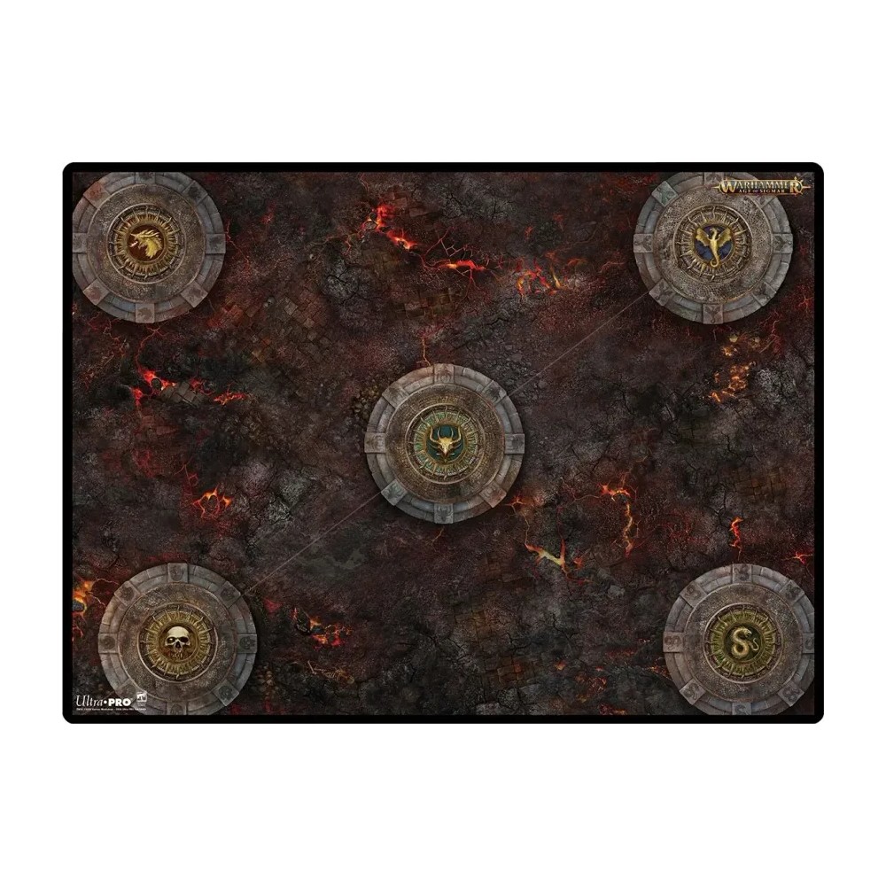 Tapete Playmat Spearhead: Fire & Jade A — Warhammer: Age of Sigmar