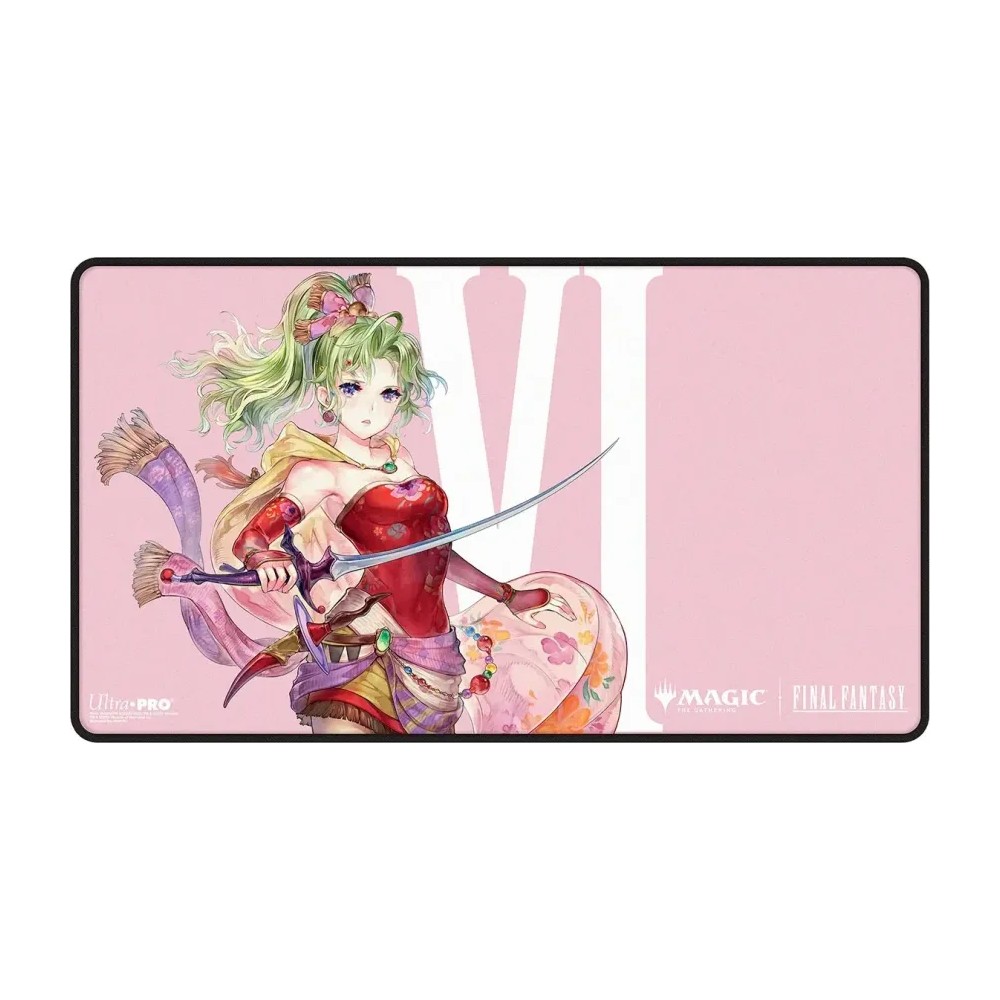 Tapete Playmat Terra, Herald of Hope Black-Stitched Magic: THE Gathering—Final Fantasy