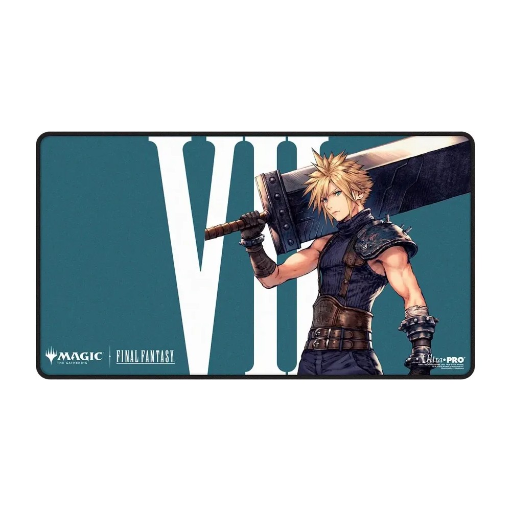 Tapete Playmat Cloud, Ex-Soldier Black-Stitched Magic: THE Gathering—Final Fantasy
