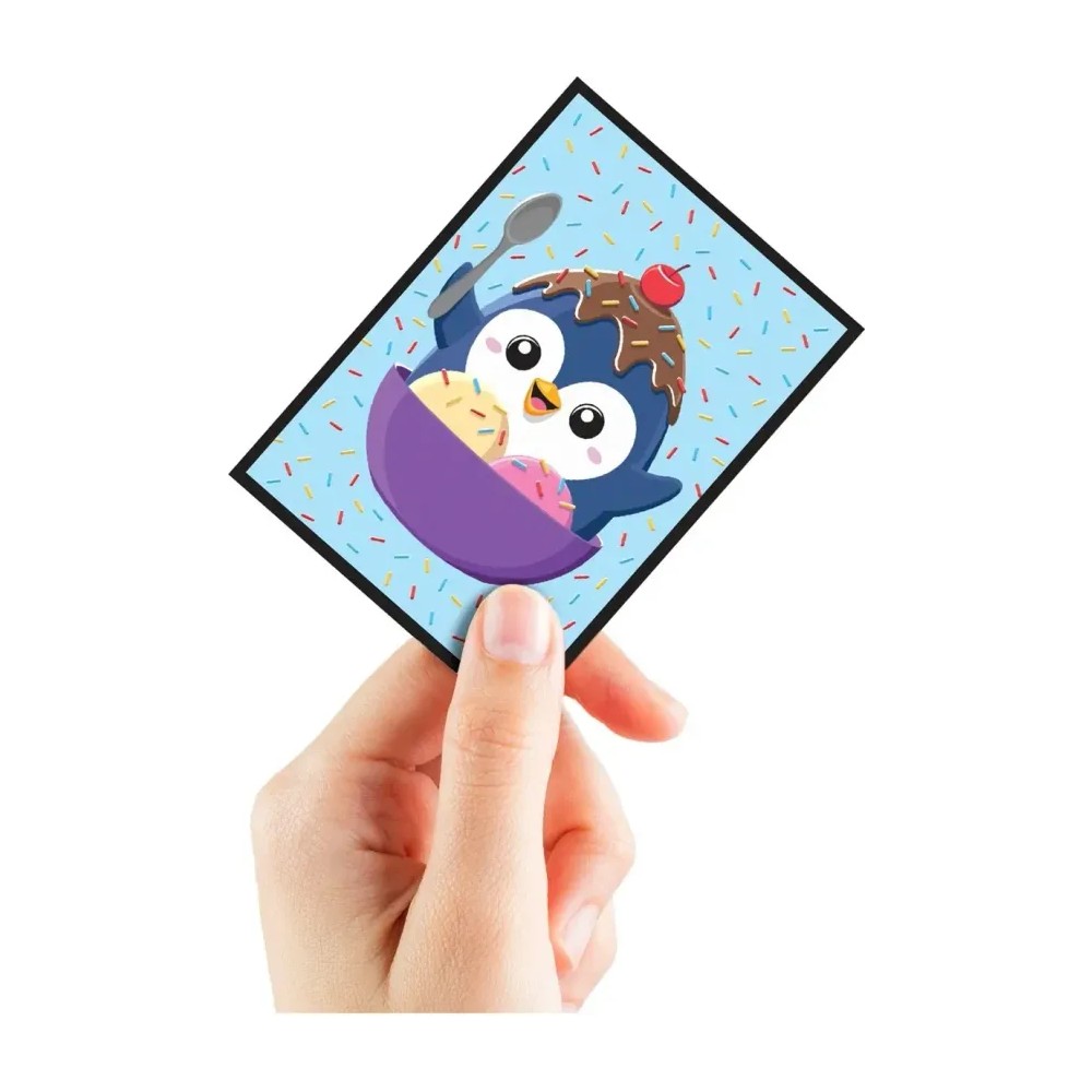 Fundas Double Matte White Core Ice Cream Penguin (50 Unidades)