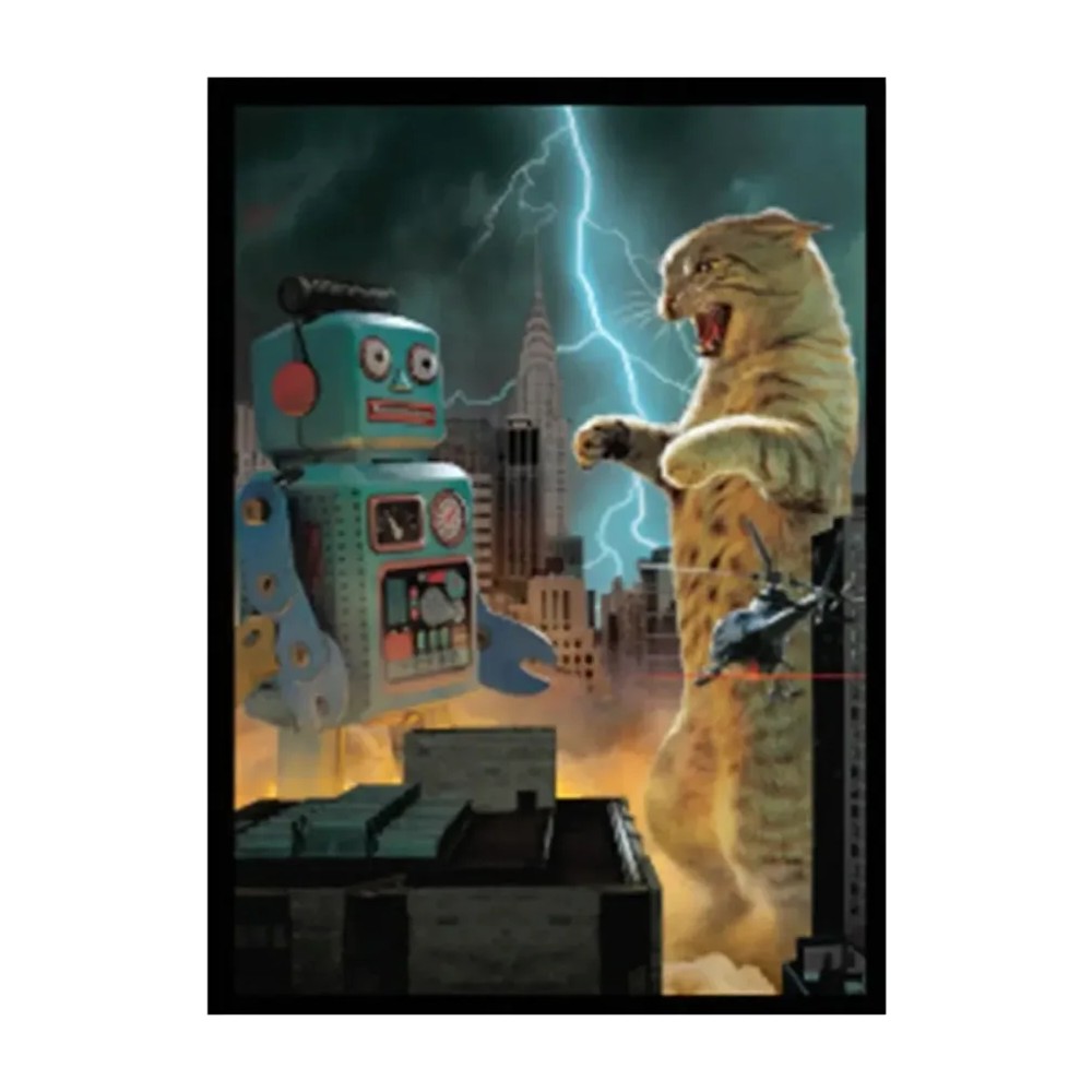 Fundas Standard Movie Cats: Catzilla — Doublematte White Core (50 Unidades)