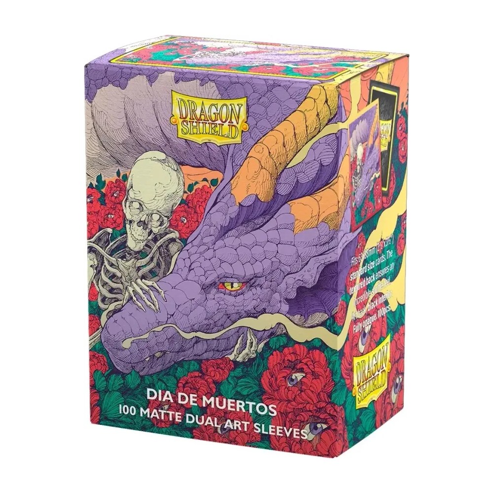 Fundas Standard Matte Dual Art Dia De Muertos 2026 (100 Unidades)