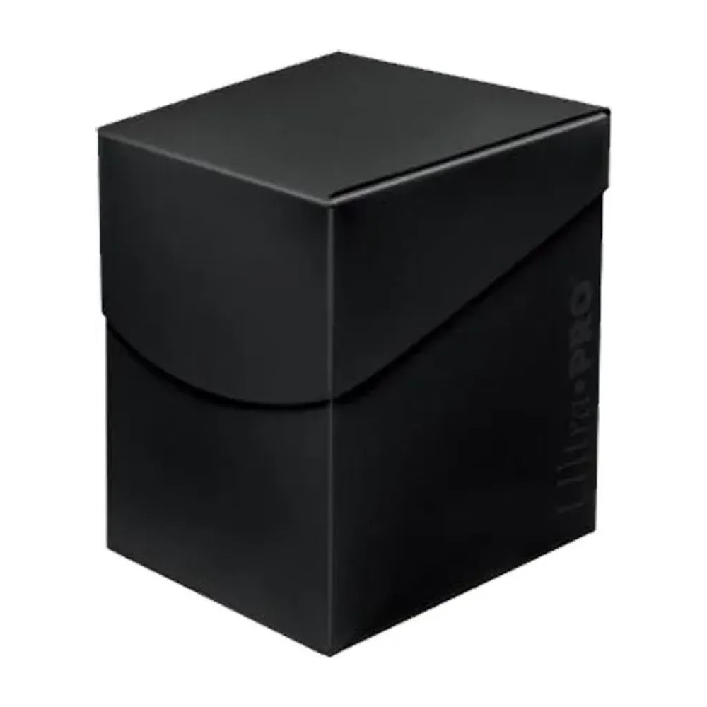Caja de mazo Deck Box Eclipse 100 Negro Ultra Pro.