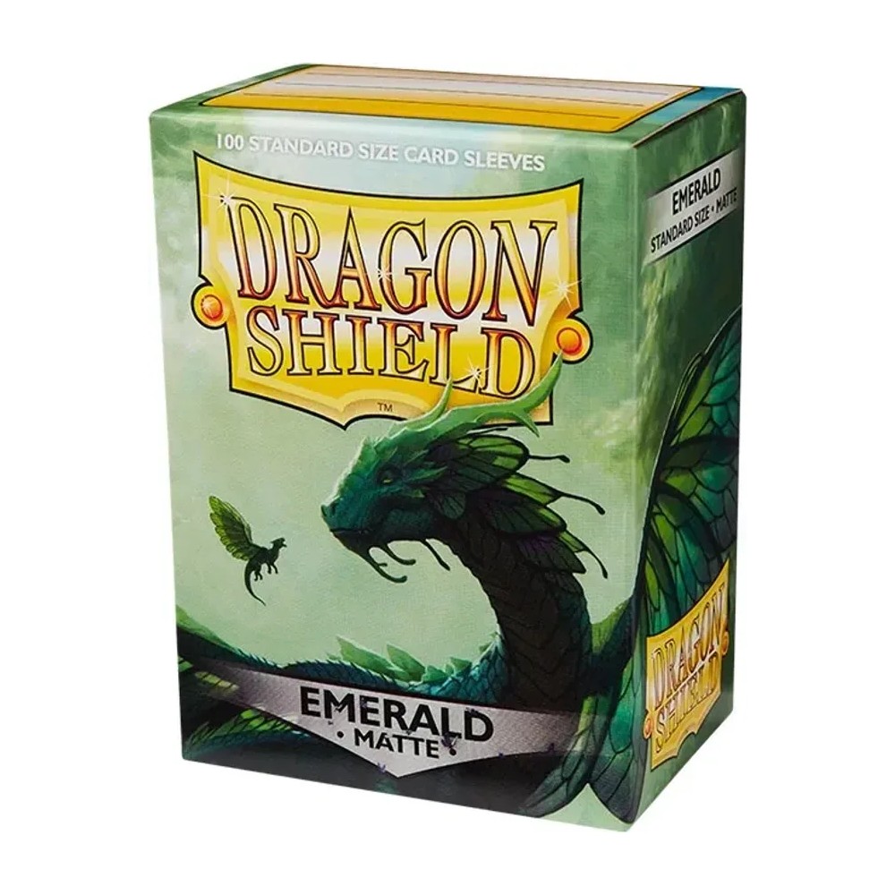 Fundas Standard Matte Verde Esmeralda (100 fundas) Dragon Shield.