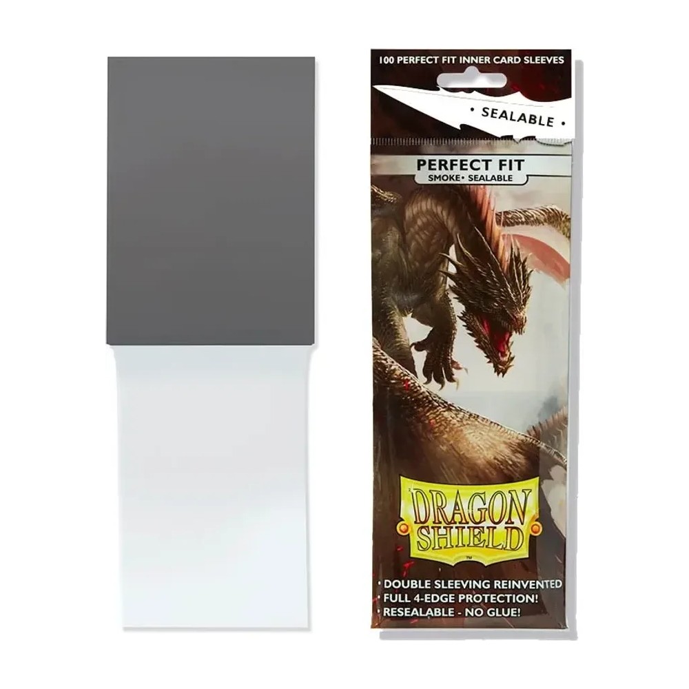 Fundas Standard Perfect Fit Sealable Smoke (100 fundas) Dragon Shield.